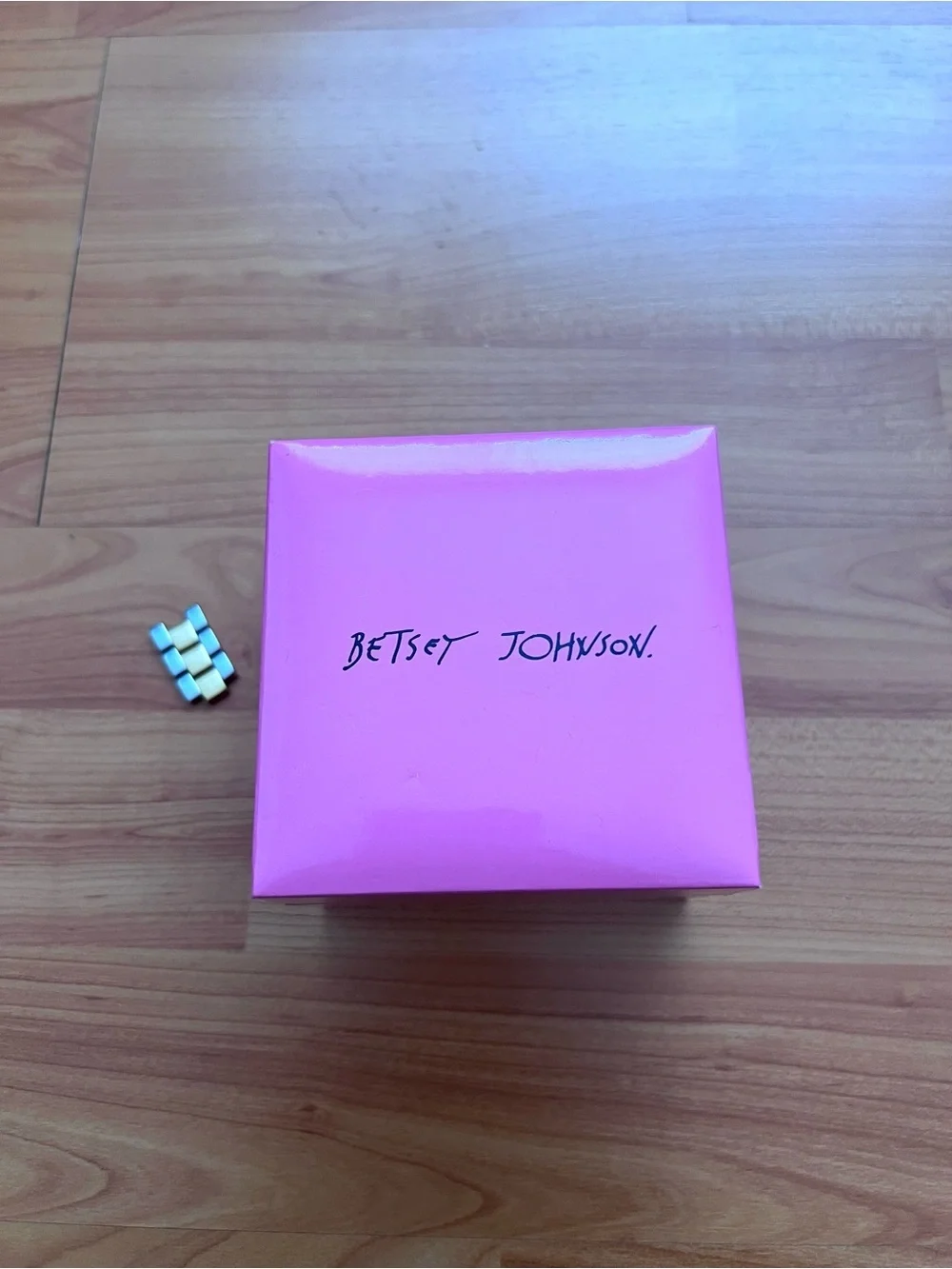 Betsey Johnson Pink and Gold Watch